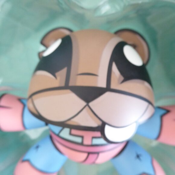 NEW 2007 6” SIGNED LE 500 KIDROBOT SUPER TEETER DESIGNER ART URBAN VINYL FIGURE - Picture 5 of 12